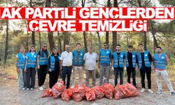 Soma’da AK Partili gençler çevre temizliği yaptı