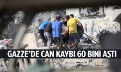 Gazze’de can kaybı 60 bini aştı