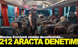 Manisa’da otobüslerde emniyet kemeri denetimi… 5 bin TL ceza yazıldı