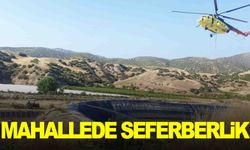 Manisa’da yangına karşı su seferberliği… Çiftçiler havuz doldurdu