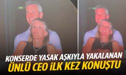 Konserde yasak aşkıyla yakalanan ünlü CEO ilk kez konuştu