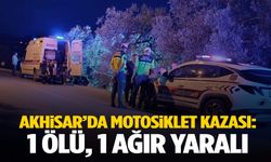 Kontrolden çıkan motosiklet devrildi: 1 ölü, 1 ağır yaralı