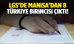Manisa’da LGS gururu… 8 öğrenci 500 tam puanla Türkiye birincisi oldu!