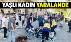 Manisa'da motosikletten düşen yaşlı kadın ağır yaralandı