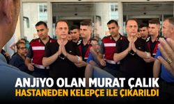 Murat Çalık anjiyo sonrası kelepçe ile hastaneden çıkarıldı
