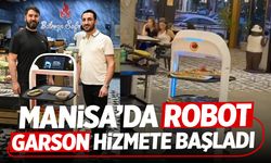 Manisa’da robot garson hizmete başladı!