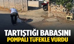 Tartıştığı babasına pompalı tüfekle ateş açtı! Cami avlusunda…