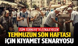 Tüm Türkiye’yi etkileyecek… Temmuz sonu için kırmızı alarm verildi!