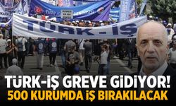 TÜRK-iŞ greve gidiyor! 500 kuruma asılacak...