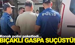 12 yıl hapisle aranıyordu… Bıçakla gasp yaparken suçüstü yakalandı!
