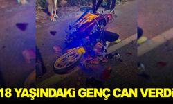 Ege’de trafik kazası… 18 yaşındaki motosiklet sürücüsü hayatını kaybetti