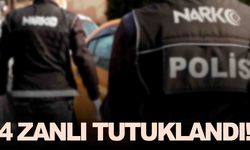 Manisa’da zehir ticaretine polis engeli… 4 zanlı tutuklandı!