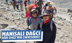 Manisalı dağcı Ağrı Dağı'nın zirvesinde!