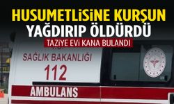 Yaşlı adam taziye evini kana buladı!