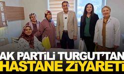 AK Partili Turgut’tan hastane ziyareti… Tedavi gören hastalarla buluştu