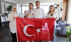 Alaşehirli milli sporcu Çağatay Çelik, Avrupa Şampiyonu oldu