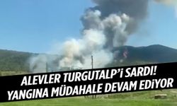Alevler Soma’yı sardı! Yangına müdahale devam ediyor…