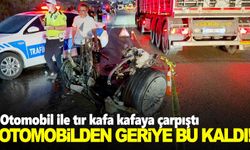 Ankara’da otomobille tır kafa kafaya çarpıştı: 1 ölü