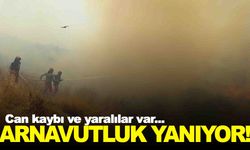Arnavutluk yangınlarla boğuşuyor… 1 can kaybı, 8 yaralı var!