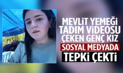 Babaannesi ve dedesinin mevlit yemeğinde tadım videosu çekti