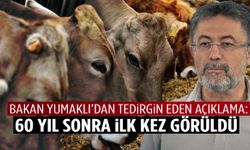 Bakan Yumaklı açıkladı: 60 yıl sonra ilk kez görüldü