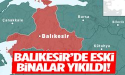 Balıkesir’de şiddetli deprem! Eski binalar yıkıldı