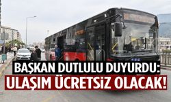 Başkan Dutlulu müjdeyi verdi: 30 Ağustos’ta Manisa’da ulaşım ücretsiz!
