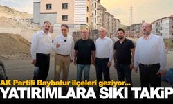 Baybatur ilçeleri geziyor… Yatırımları yerinde inceledi!
