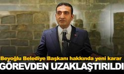 Beyoğlu Belediye Başkanı İnan Güney görevden uzaklaştırıldı
