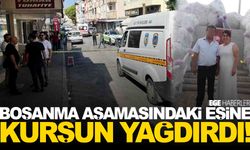Ege’de polis dehşeti… Eşini, çalıştığı iş yerinde kurşun yağmuruna tuttu!