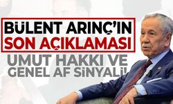 Bülent Arınç'tan komisyonda çıkış: Umut hakkı ve genel af sözleri çok konuşulacak!