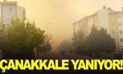 Çanakkale şehir merkezi dumanlara teslim oldu
