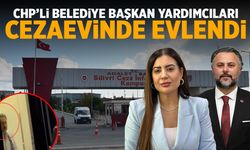 CHP'li başkan yardımcıları cezaevinde evlendi