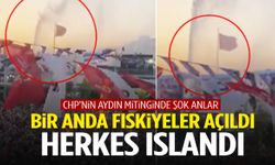 CHP’nin Aydın mitinginde fıskiye şoku