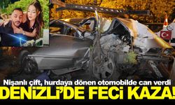 Doğum gününden dönen nişanlı çift, feci şekilde can verdi!