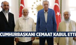 Cumhurbaşkanı cemaat ağırladı