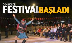 Demirci'de festival başladı