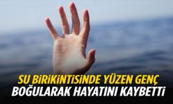 Ege’de su birikintisinde yüzen genç boğuldu