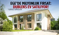 Ege’nin gözde ilçesinde milyonluk dubleks satılıyor!
