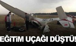 Burdur’da eğitim uçağı baraj gölüne düştü: Mürettebat sağ kurtuldu