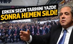 Erken seçim tarihini yazdı! Ardından sildi...