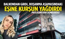 Eve balkondan girip boşanma aşamasındaki eşini öldürdü! Paylaşımı kan dondurdu…