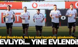 Evli olan eski Beşiktaşlı futbolcu ikinci kez evlendi!