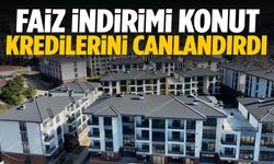 Faiz indirimi konut kredilerini canlandırdı