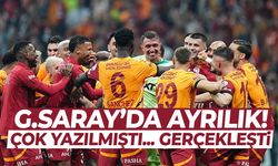 Galatasaray'da ayrılık! Karşılıklı olarak feshettiler...