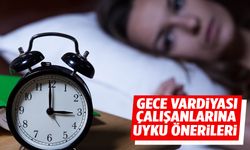 Gece vardiyası çalışanlarına gündüz uykusu önerileri