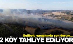 Gelibolu’daki yangın devam ediyor… 2 köy için tahliye kararı!