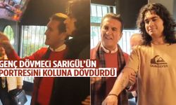 Genç dövmeci Mustafa Sarıgül’ün portresini koluna dövdürdü