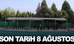 Yüzme kursu kayıtlarında son tarih 8 Ağustos