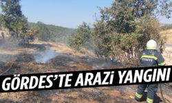 Gördes’te arazi yangını!